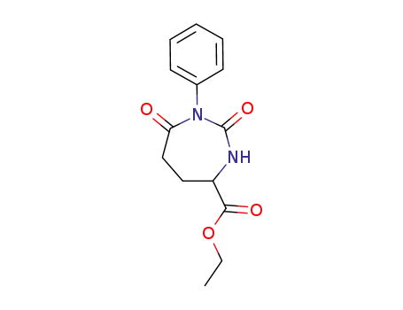 1-phenyl-2,7-dioxo-[1,3]diazepane-4-carboxylic acid ethyl ester