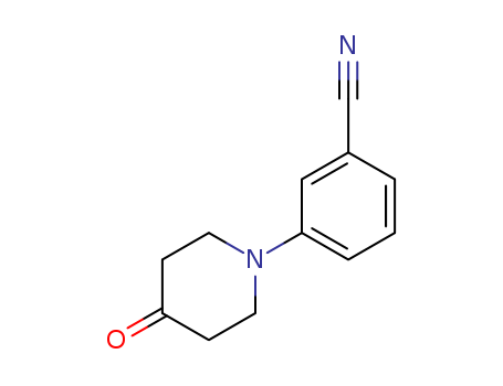 3-(4-Oxopiperidin-1-yl)benzonitrile