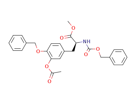 (S)-3-(3-Acetoxy-4-benzyloxy-phenyl)-2-benzyloxycarbonylamino-propionic acid methyl ester