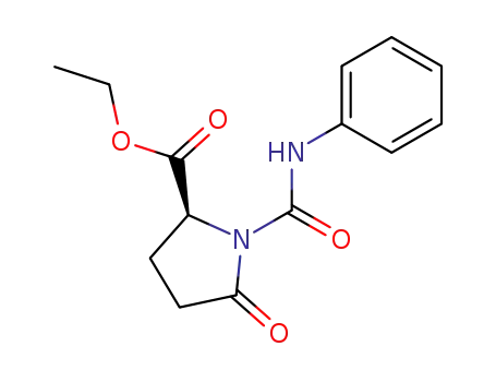 (2S)-ethyl 1-Phenylcarbamoyl-5-oxopyrrolidine-2-carboxylate