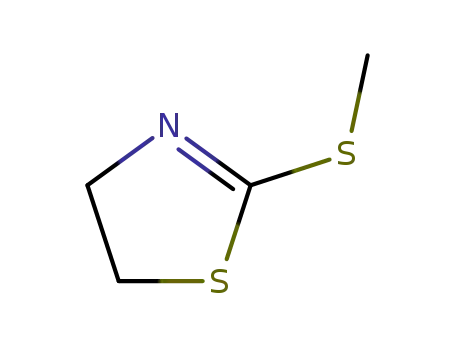 Molecular Structure of 19975-56-5 (Thiazole,4,5-dihydro-2-(methylthio)-)