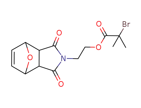 2-bromo-2-methyl-propionic acid 2-(3,5-dioxo-10-oxa-4-azatricyclo[5.2.1.02,6]dec-8-en-4-yl)-ethyl ester