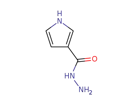 Molecular Structure of 50561-16-5 (1H-pyrrole-3-carbohydrazide)