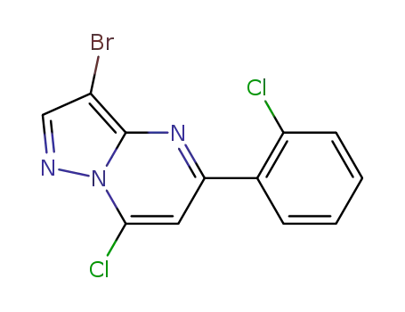 3-bromo-7-chloro-5-(2-chlorophenyl)pyrazolo[1,5-a]pyrimidine