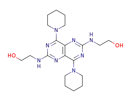2,2'-(4,8-di-piperidin-1-yl-pyrimido[5,4-d]pyrimidine-2,6-diyldiamino)-bis-ethanol