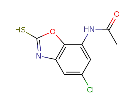 7-acetamino-5-chloro-2-mercaptobenzoxazole