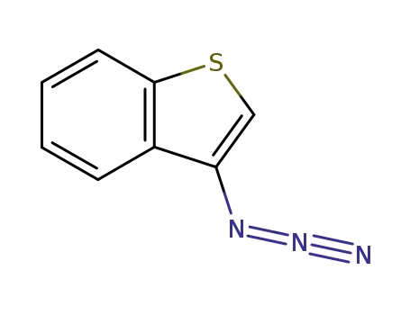 Molecular Structure of 66768-65-8 (Benzo[b]thiophene, 3-azido-)