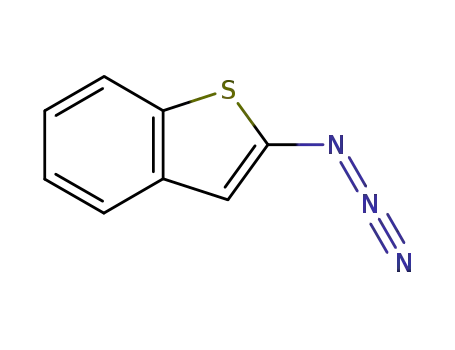 Molecular Structure of 66768-64-7 (Benzo[b]thiophene, 2-azido-)