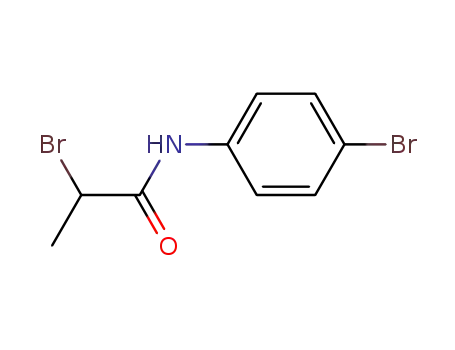 Molecular Structure of 42276-46-0 (2-BROMO-N-(4-BROMOPHENYL)PROPANAMIDE)