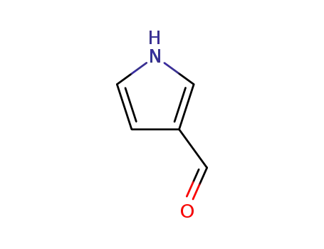 Molecular Structure of 7126-39-8 (Pyrrole-3-carboxaldehyde)