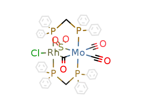 bis{μ-bis(diphenylphosphino)methane-P,P'}-μ-carbonyl-dicarbonyl{chlororhodium(I)}-μ-(sulfurdioxide)-molybdenum(0)