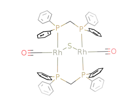 dicarbonylbis{μ-bis(diphenylphosphino)methane-P,P'}-μ-sulfur dirhodium