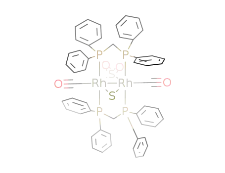 dicarbonylbis{μ-bis(diphenylphosphino)methane-P,P'}-μ-sulfur-μ-(sulfurdioxide)-dirhodium(I)