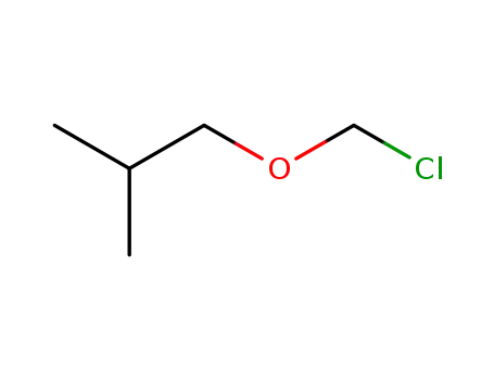 Molecular Structure of 34180-11-5 (1-(chloromethoxy)-2-methylpropane)