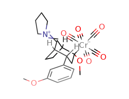 (CO)5CrC8H9(NC4H8)(OCH3)(C6H4OCH3)