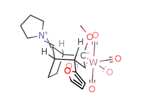 [((C4H8NC)C7H9(C4H3O)(OCH3))W(CO)5]