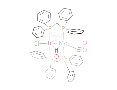 bis{μ-bis(diphenylphosphino)methane-P,P'}-μ-carbonyl-dicarbonyl{chloroiridium(I)}-μ-(sulfurdioxide)-molybdenum(0)