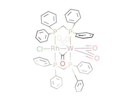 bis{μ-bis(diphenylphosphino)methane-P,P'}-μ-carbonyl-dicarbonyl{chlororhodium(I)}-μ-(sulfurdioxide)-tungsten(0)