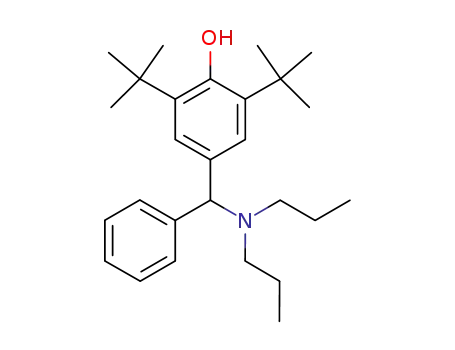 2,6-di-tert-butyl-4-(di-n-propylamino-phenyl-methyl)-phenol