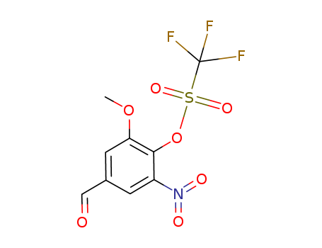 Trifluoro-Methanesulfonicacid2-Methoxy-4-forMyl-6-nitro-phenylester