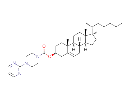 cholest-5-en-3-yl 4-(2-pyrimidinyl)-1-piperazinecarboxylate