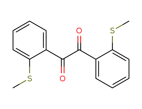Molecular Structure of 53271-52-6 (Ethanedione, bis[2-(methylthio)phenyl]-)