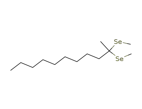 Molecular Structure of 66030-43-1 (Undecane, 2,2-bis(methylseleno)-)