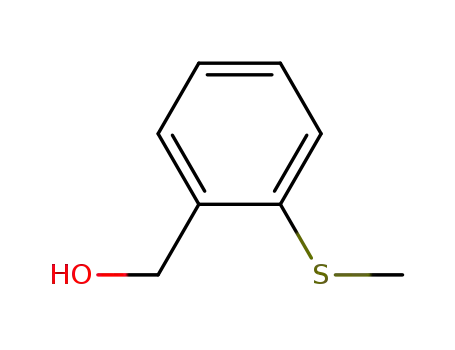 Molecular Structure of 33384-77-9 ((2-METHYLSULFANYL-PHENYL)-METHANOL)