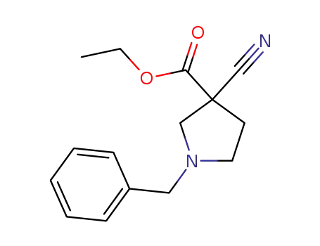 ethyl 1-benzyl-3-cyanopyrrolidine-3-carboxylate