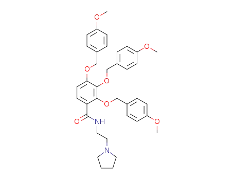 2,3,4-tris((4-methoxybenzyl)oxy)-N-(2-(pyrrolidin-1-yl)ethyl)benzamide