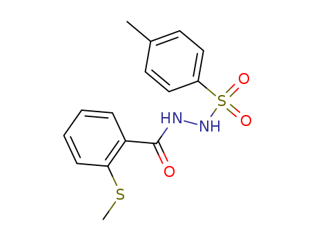 Benzoicacid, 2-(methylthio)-, 2-[(4-methylphenyl)sulfonyl]hydrazide cas  92580-60-4