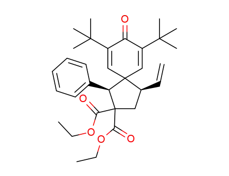 diethyl 7,9-di-tert-butyl-8-oxo-1-phenyl-4-vinylspiro[4.5]deca-6,9-diene-2,2-dicarboxylate