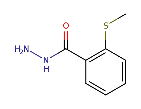 Molecular Structure of 885949-42-8 (2-(METHYLSULFANYL)BENZENECARBOHYDRAZIDE)