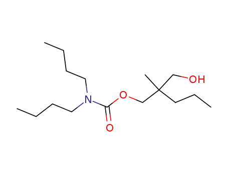 Molecular Structure of 25384-41-2 (2-(hydroxymethyl)-2-methylpentyl dibutylcarbamate)