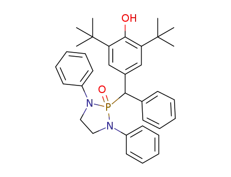 2-((3,5-di-tert-butyl-4-hydroxyphenyl)(phenyl)methyl)-1,3-diphenyl-1,3,2-diazaphospholidine 2-oxide