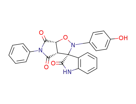 5'-(4-hydroxyphenyl)-2'-phenylspiro[(3H)indol-3,3'(3'aH)[2H]pyrrolo[3,4-d]isoxazole]-2,4',6'-(1H,5'H,6'aH)trione