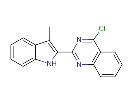 4-chloro-2-(3-methyl-1H-indol-2-yl)quinazoline