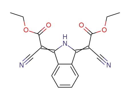 2,2′-(1H-isoindole-1,3(2H)-diylidene)-bis-(cyanoacetic acid ethyl ester)