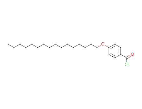 Molecular Structure of 41696-88-2 (Benzoyl chloride, 4-(hexadecyloxy)-)