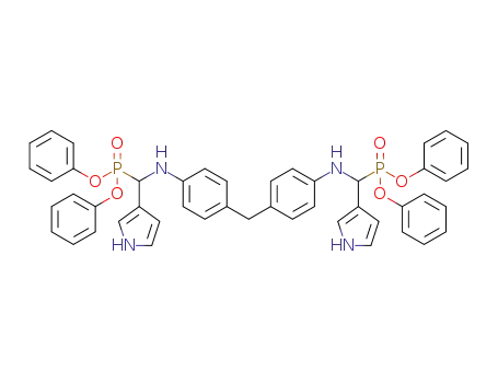 tetraphenyl{[(methylenebis(4,1-phenylene))bis(azanediyl)]bis[(3-pyrrole)methylene]}diphosphonate