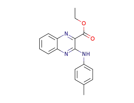 2-ethoxycarbonyl-3-(4-methylanilino)quinoxaline
