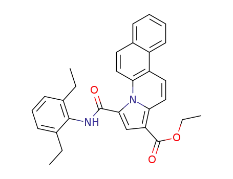 ethyl 3-[N-(2,6-diethylphenyl)carbamoyl]benzo[f]pyrrolo[1,2-a]quinoline-1-carboxylate
