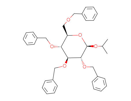 Molecular Structure of 114967-51-0 (ISOPROPYL 2 3 4 6-TETRA-O-BENZYL-BETA-D&)