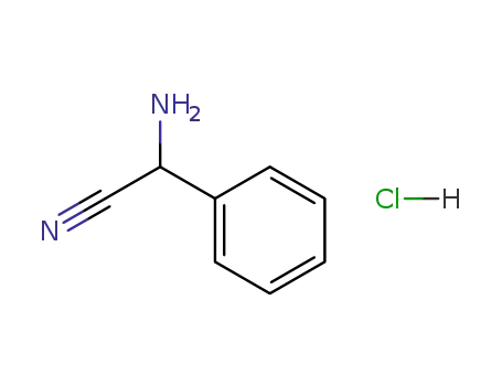 Benzeneacetonitrile, a-amino-, hydrochloride (1:1)