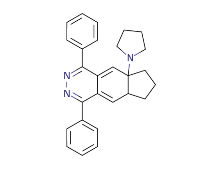 5a,7,8,8a-Tetrahydro-1,4-diphenyl-8a-pyrrolidino-6H-cyclopentaphthalazine