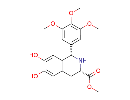 (1S,3S)-6,7-Dihydroxy-1-(3,4,5-trimethoxy-phenyl)-1,2,3,4-tetrahydro-isoquinoline-3-carboxylic acid methyl ester