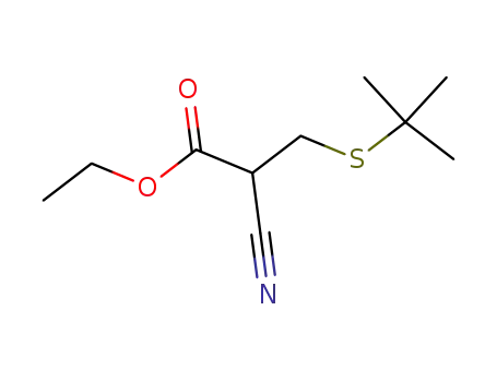 3-tert-Butylsulfanyl-2-cyano-propionic acid ethyl ester