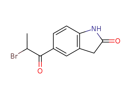 2H-Indol-2-one, 5-(2-bromo-1-oxopropyl)-1,3-dihydro-