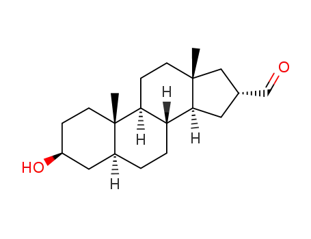 (3S,5S,8S,9S,10S,13R,14S,16R)-3-Hydroxy-10,13-dimethyl-hexadecahydro-cyclopenta[a]phenanthrene-16-carbaldehyde