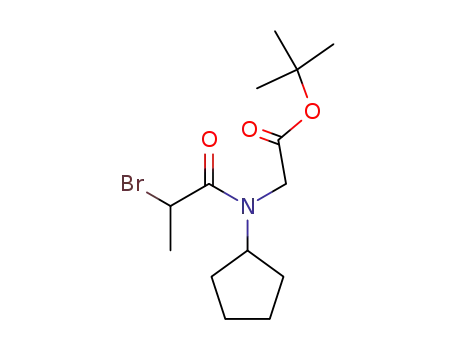 tert-butyl N-(2-bromopropanoyl)-N-cyclopentylglycinate